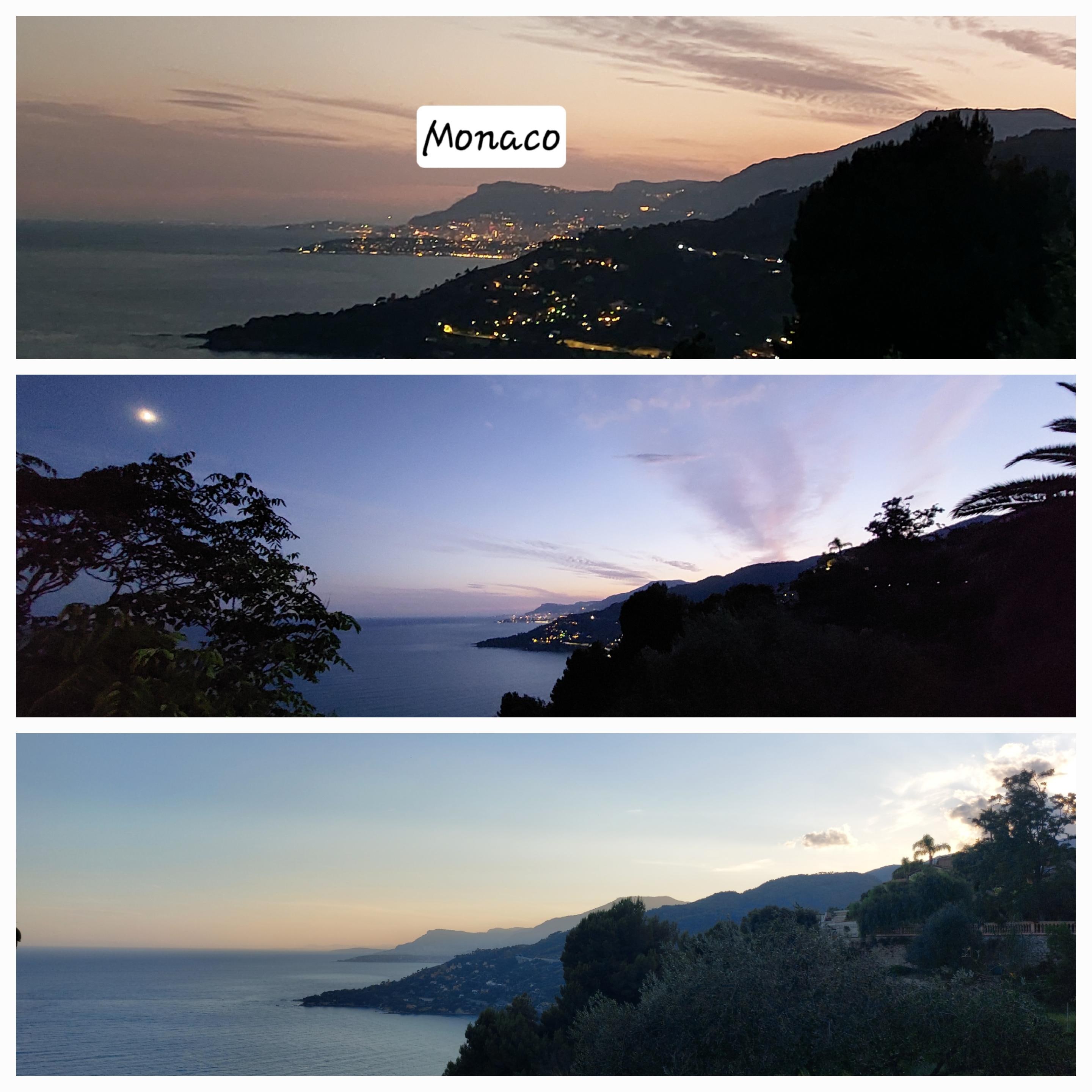 Balkon Blick auf Monaco