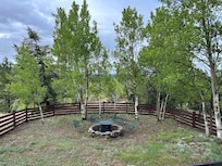 Fire pit out front
