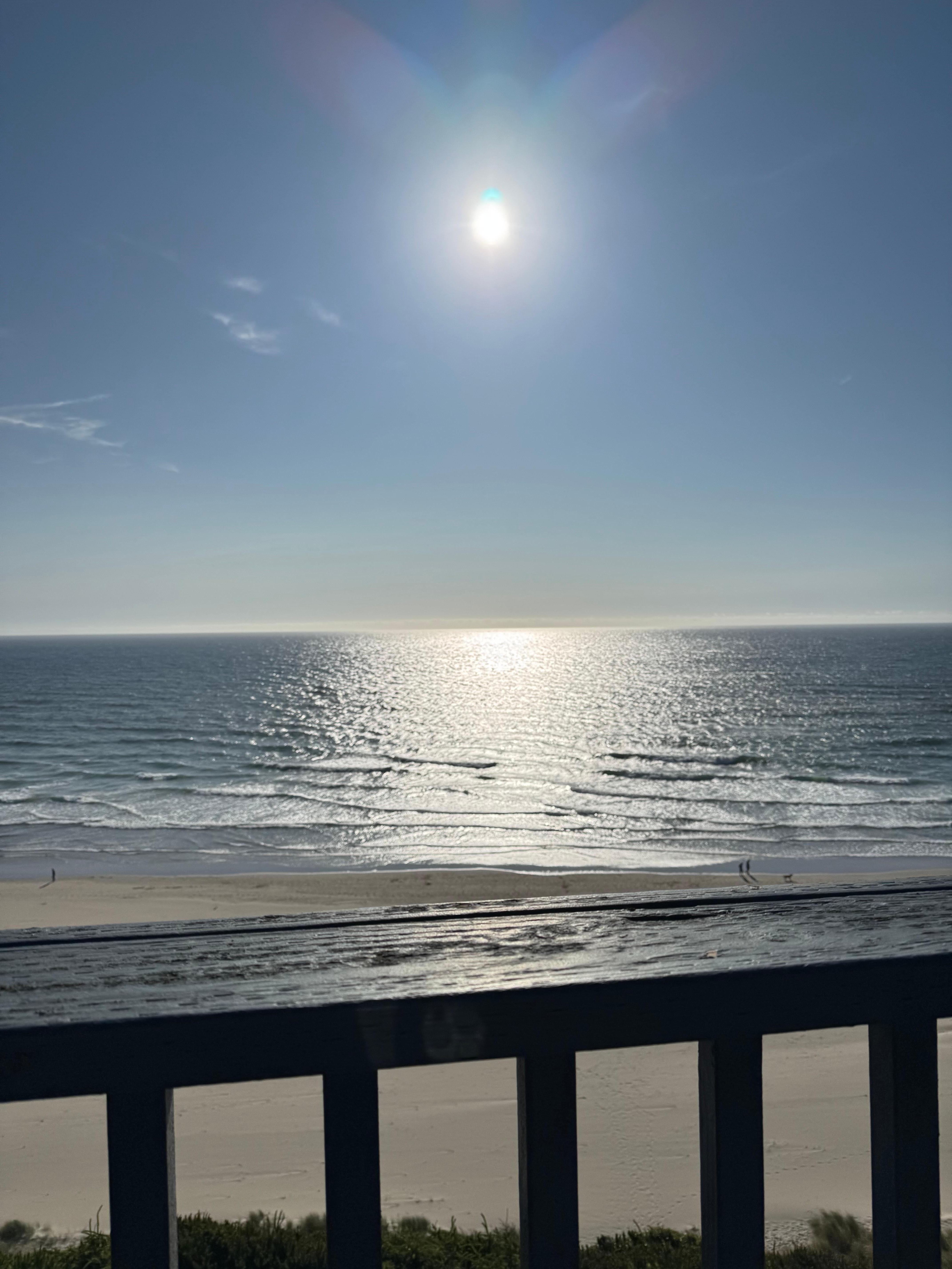 View from room off balcony