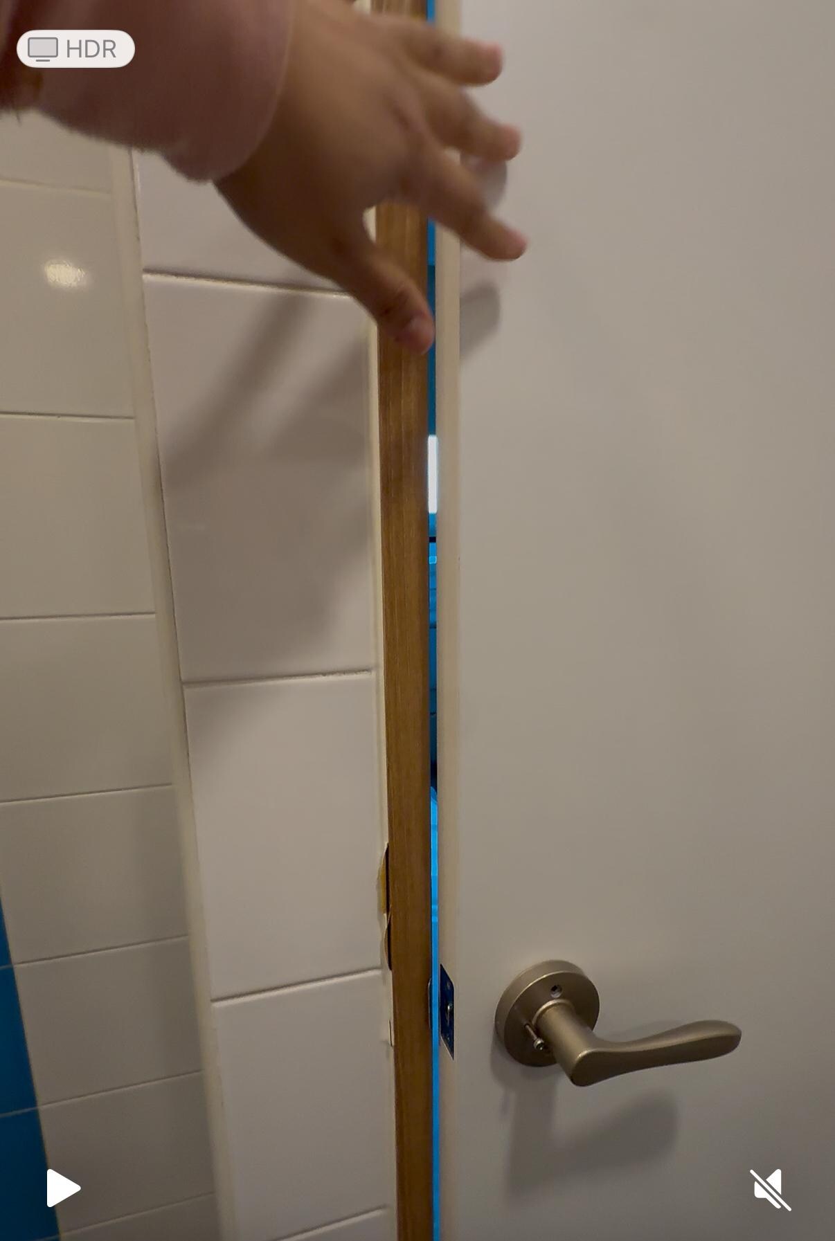 The door would not  stay closed. 