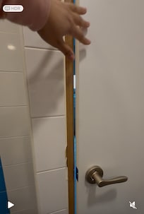 The door would not stay closed.