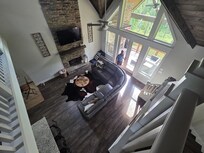 View of Main Level from Loft