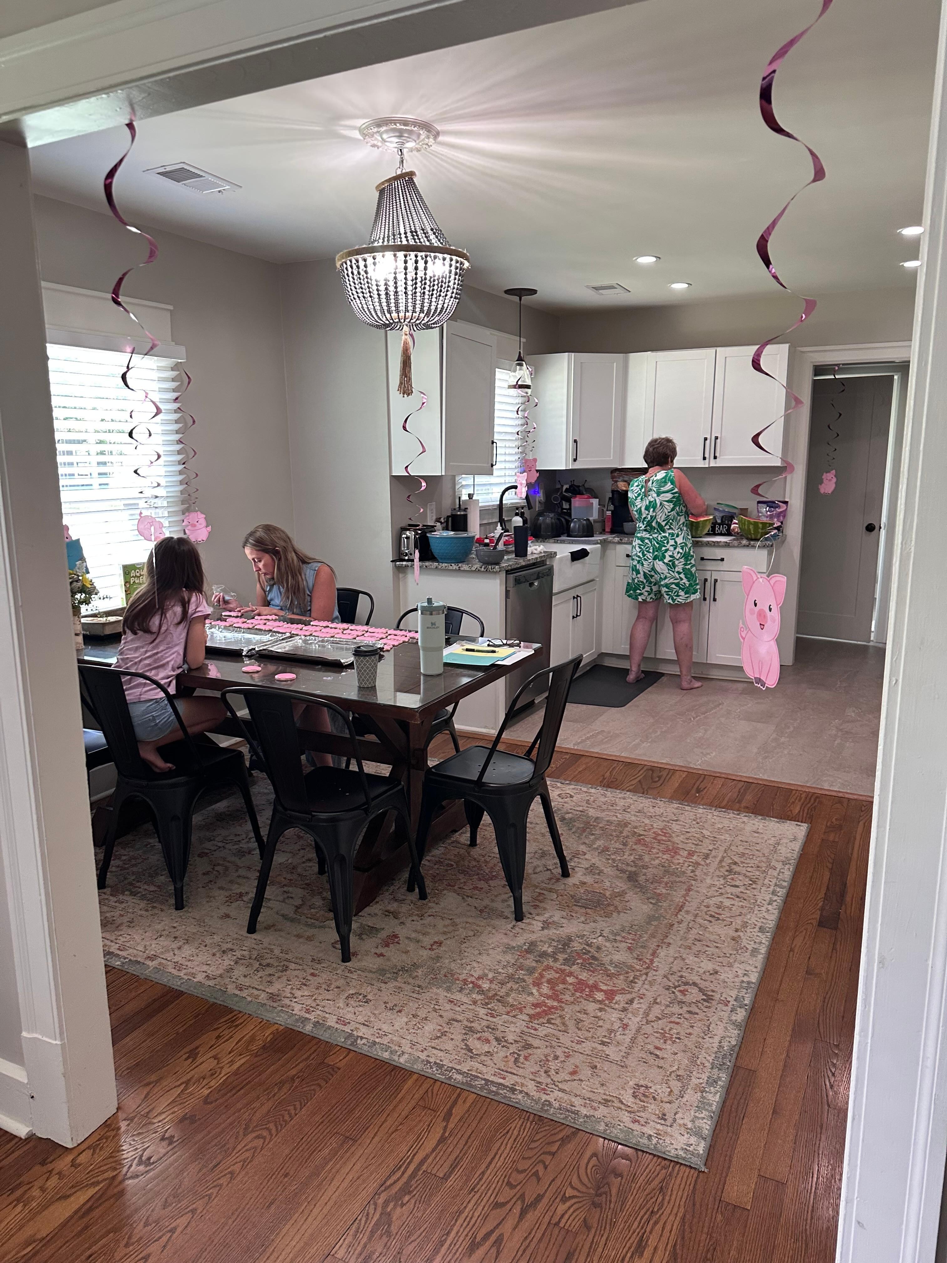 Dining area and kitchen 
