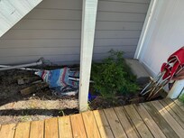 Trash left behind