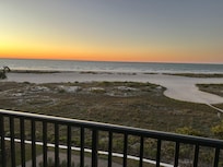 Sunset view from balcony