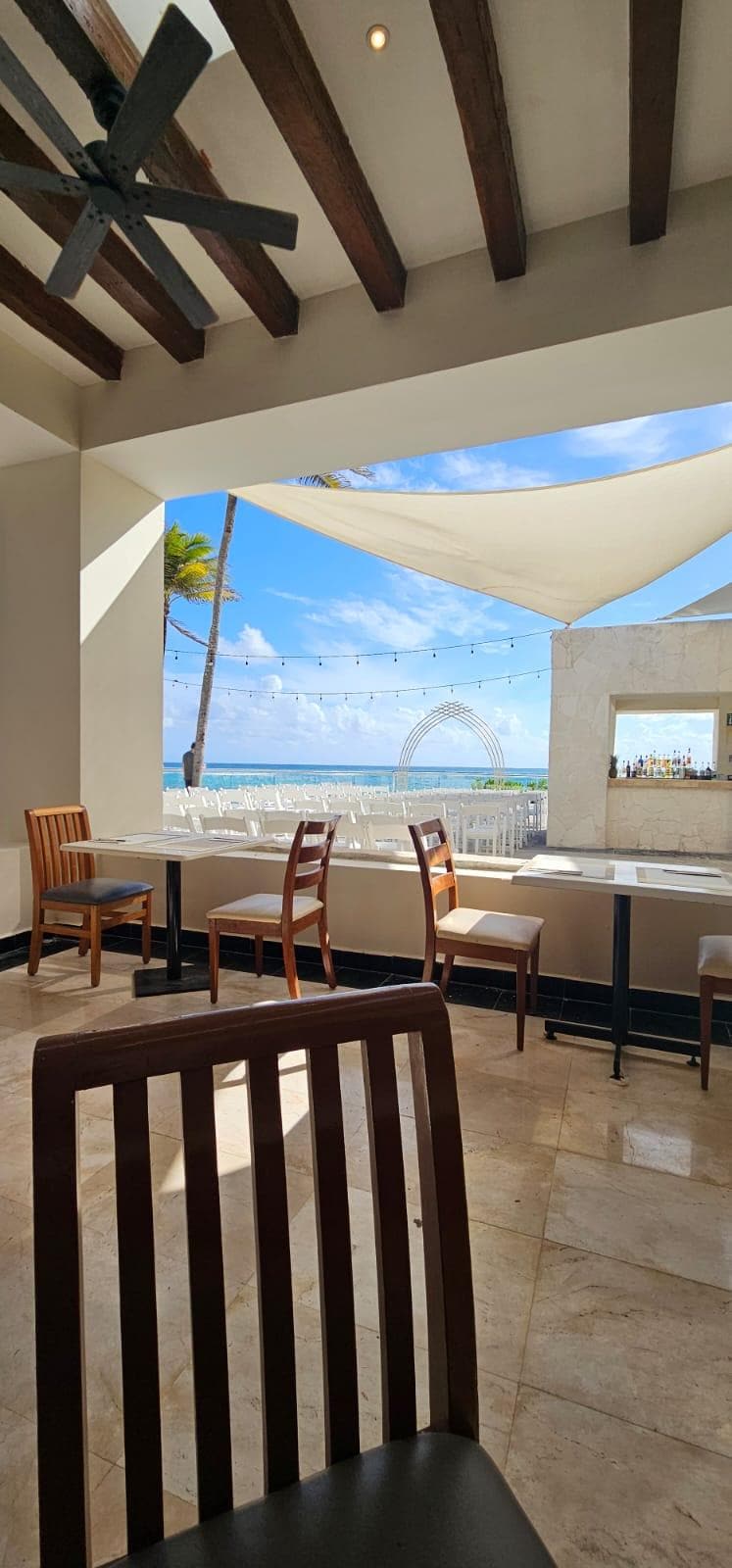 Vista desde terraza arrecifes 