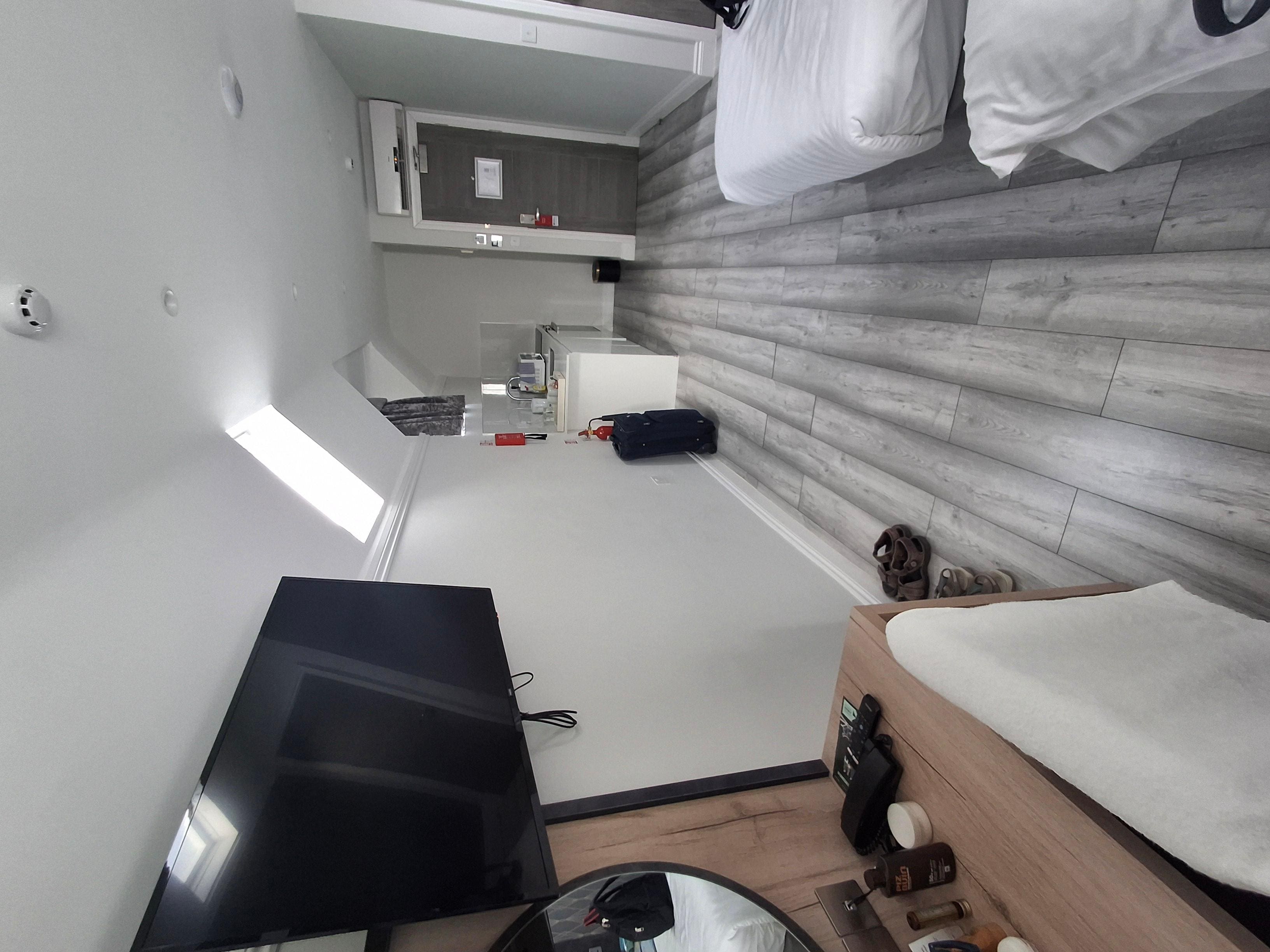Plenty of room for extra chairs and chest of drawers! 