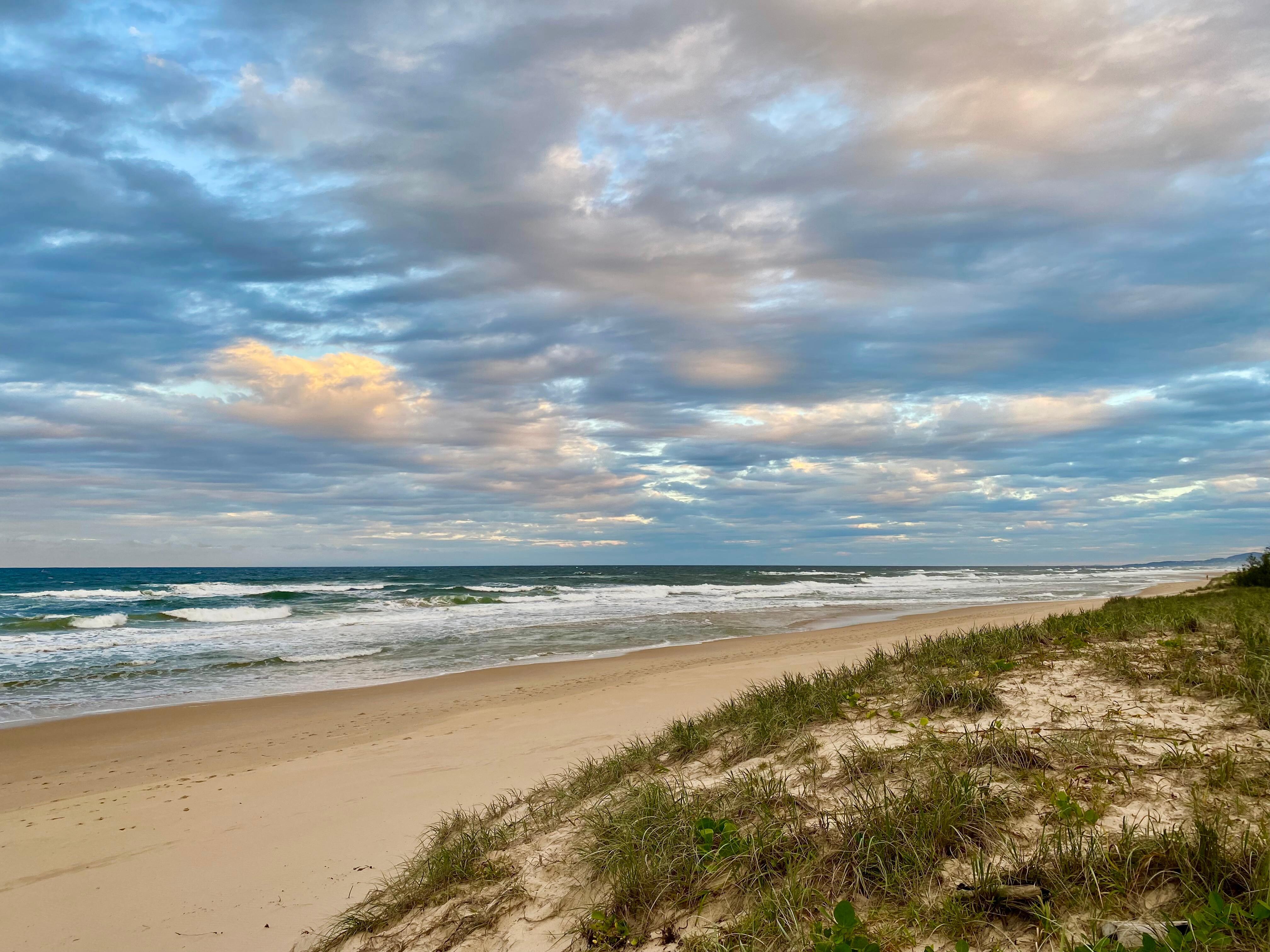 Walk for hours along this beach 