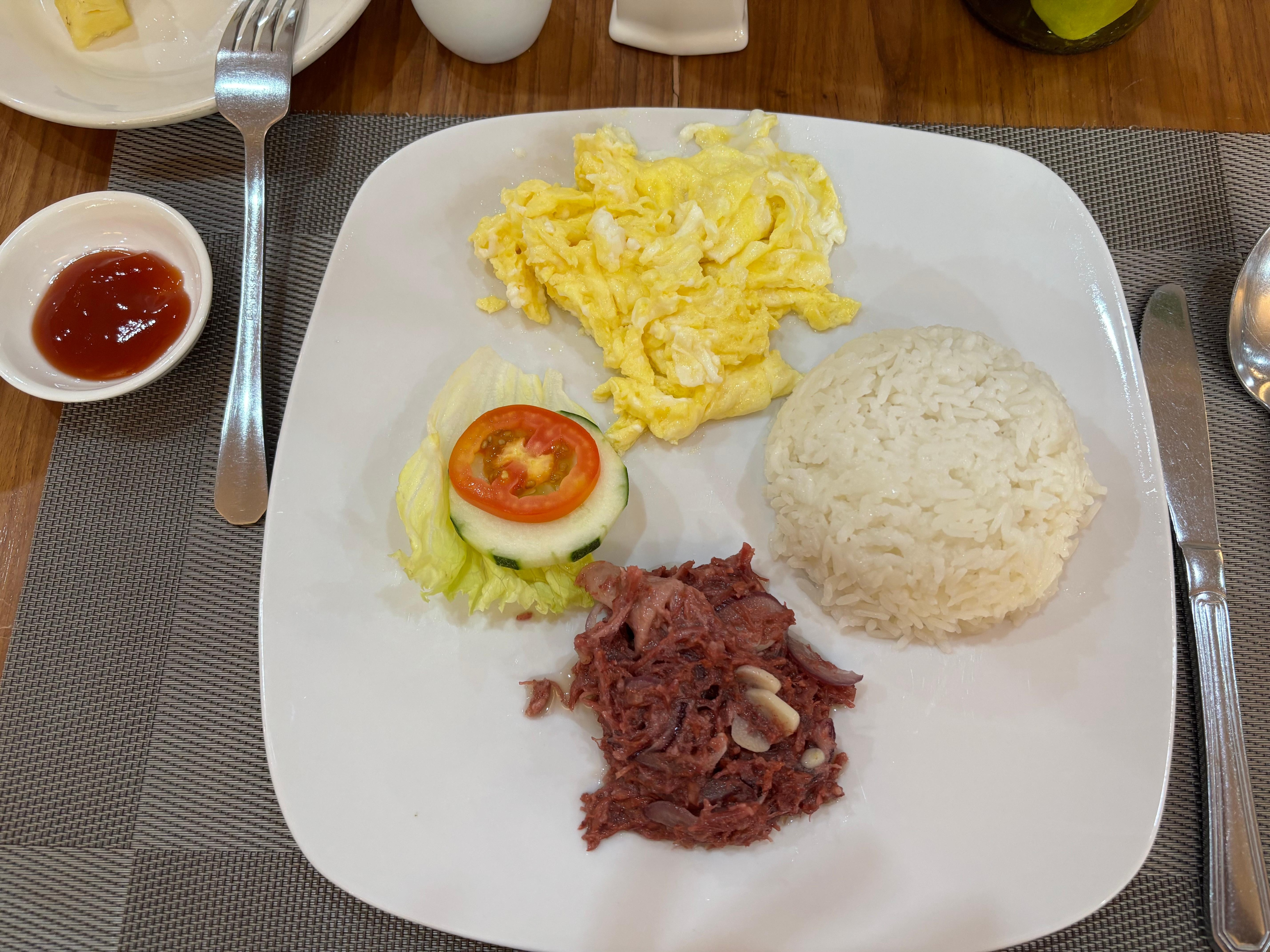 アメリカ系
ライスとコンビーフ