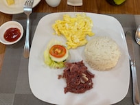 アメリカ系
ライスとコンビーフ