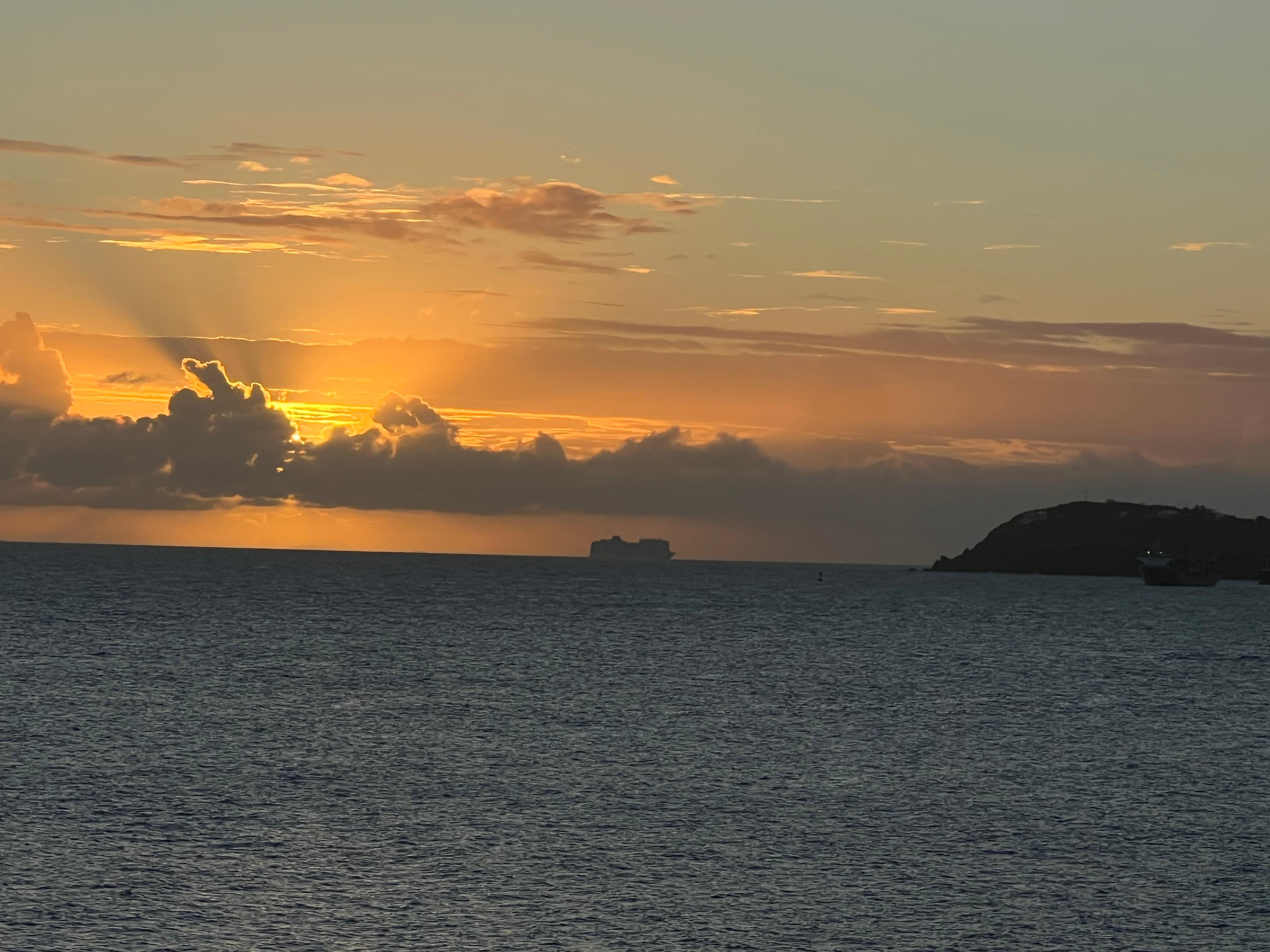 Sunsets from the patio 