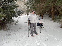 Snowshoeing on the various trails allowed us to see a variety of wildlife