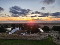 Sunset from the balcony!