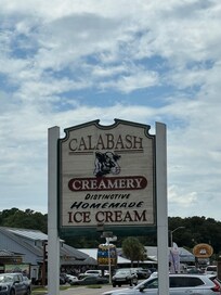 Best homemade ice cream is at the Calabash Creamery in Calabash.