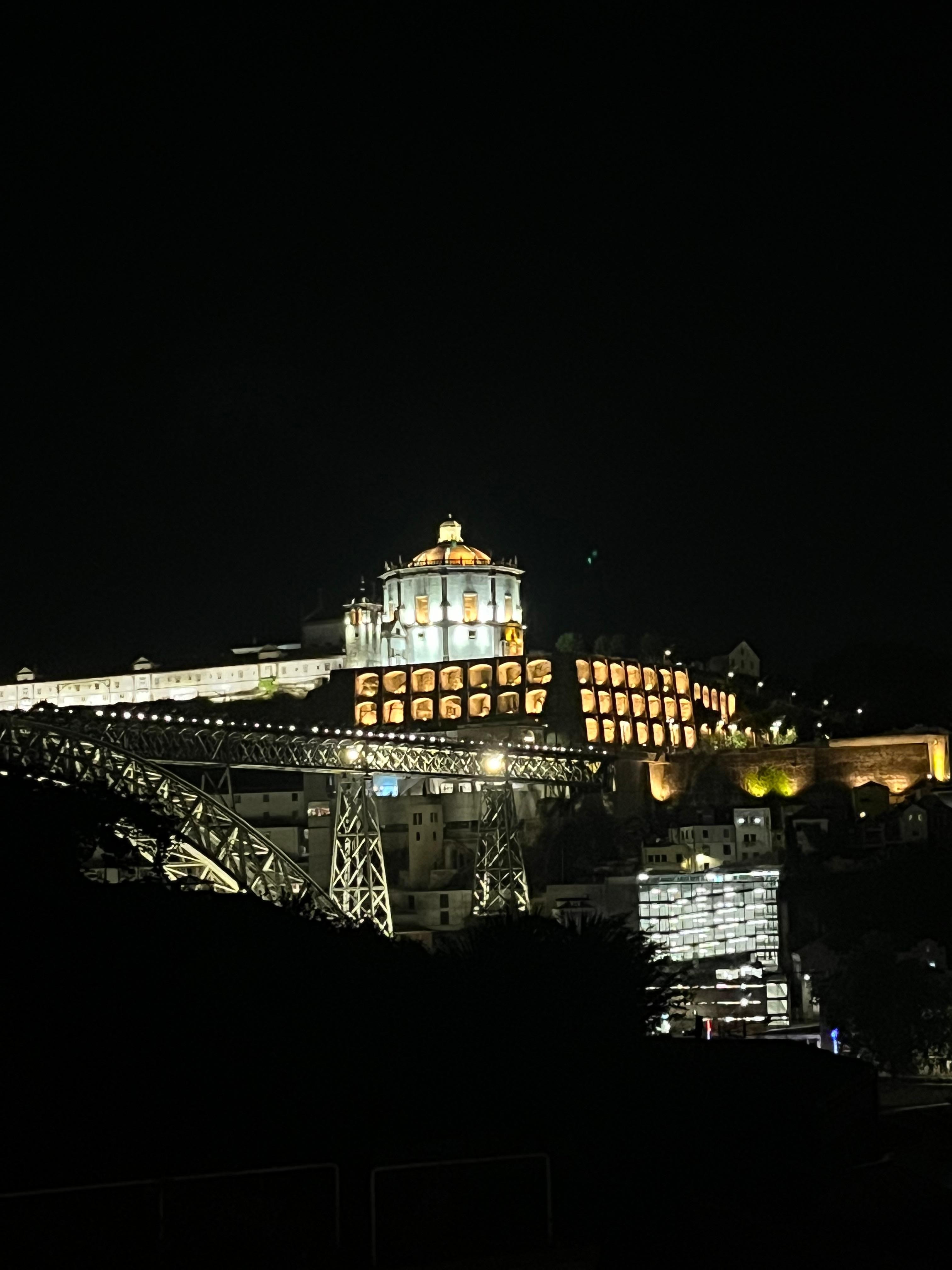 Vilanova de Gaia from my balcony at night