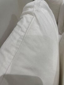 Look at the hair and dirt smudges on the pillowcase 😩