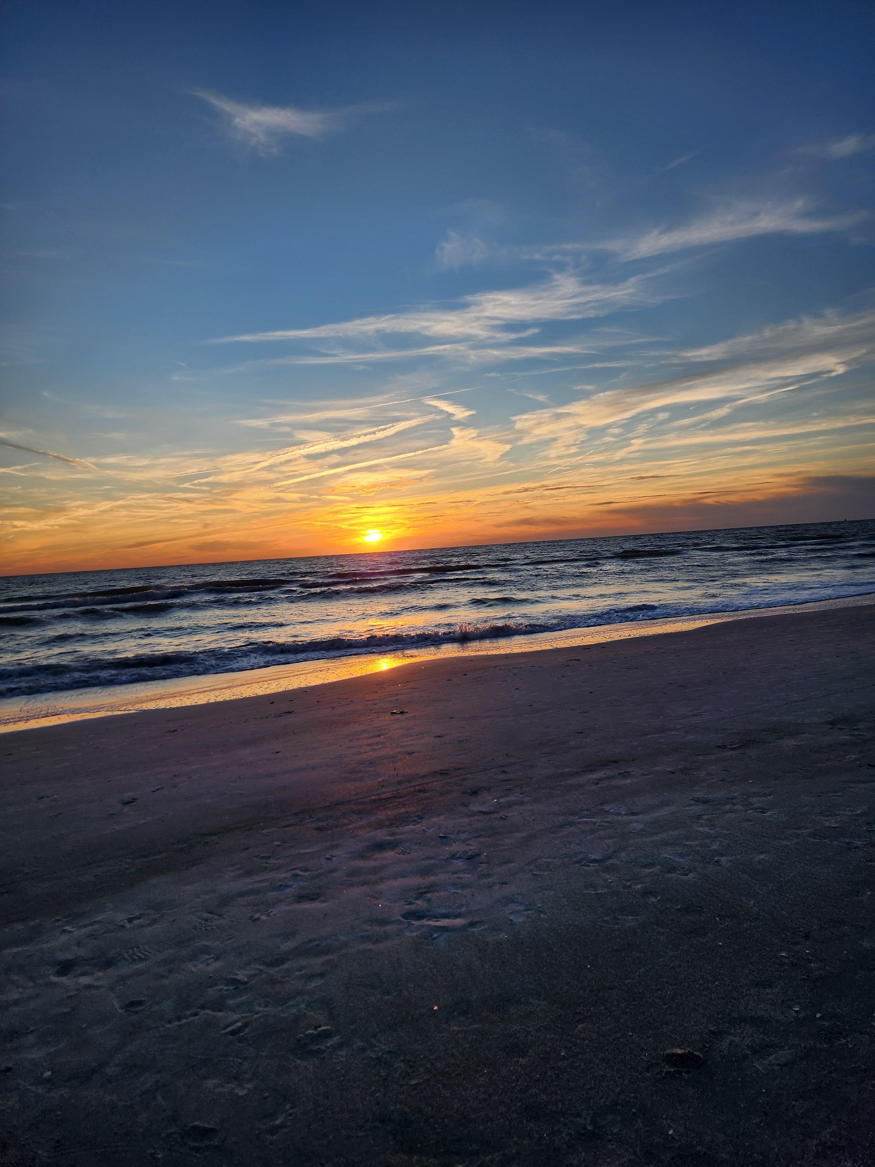 Sunset view from the condo 