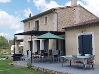 Luxe vakantiewoning met heerlijk terras.