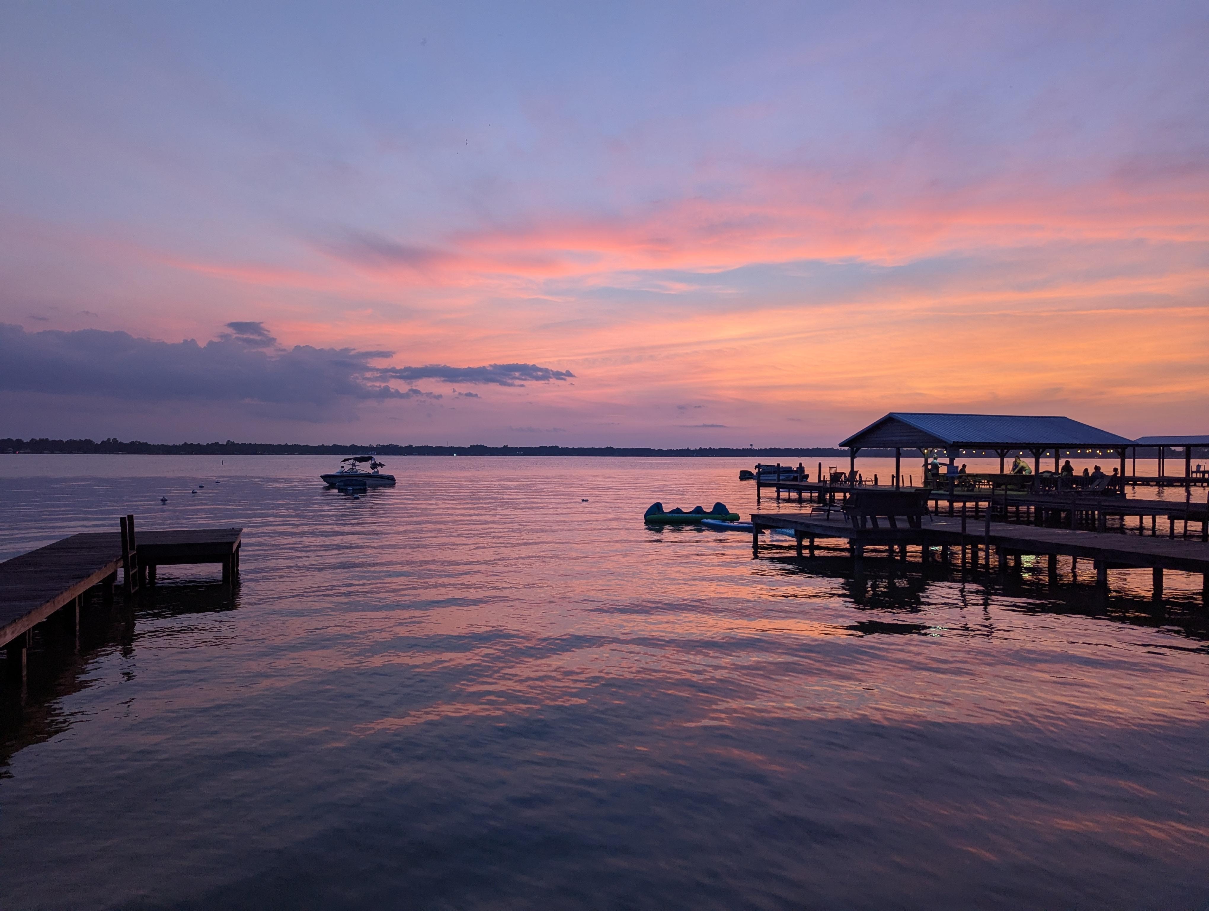 Evening sunset at Tyson's Bungalow 