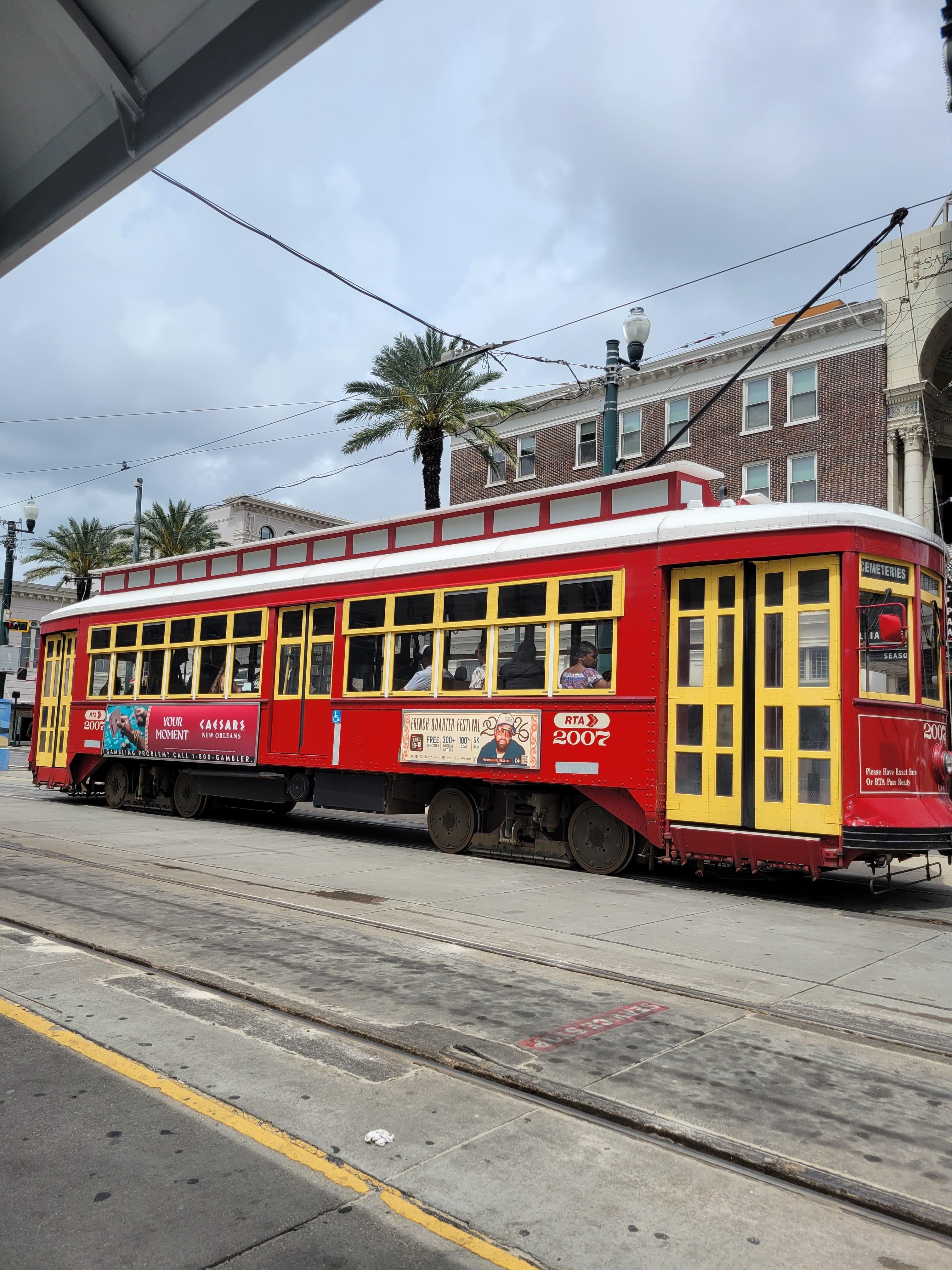 You can catch the street cart right in front of the hotel on 3.00 for a pass for 24 hours