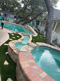 Pool and jacuzzi