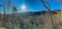 Panorama from the deck - gorgeous