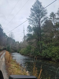 River drive past our cabin