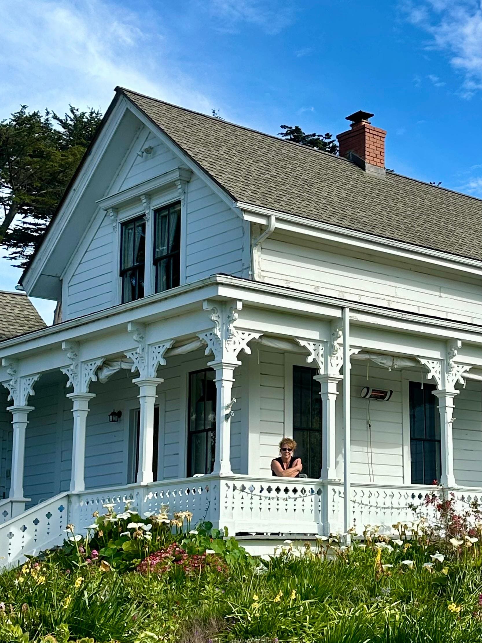 Breakfast on the porch if you want. The parlor is also gorgeous.