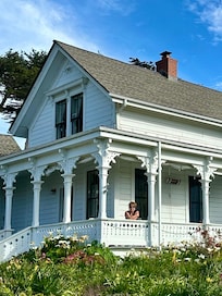 Breakfast on the porch if you want. The parlor is also gorgeous.