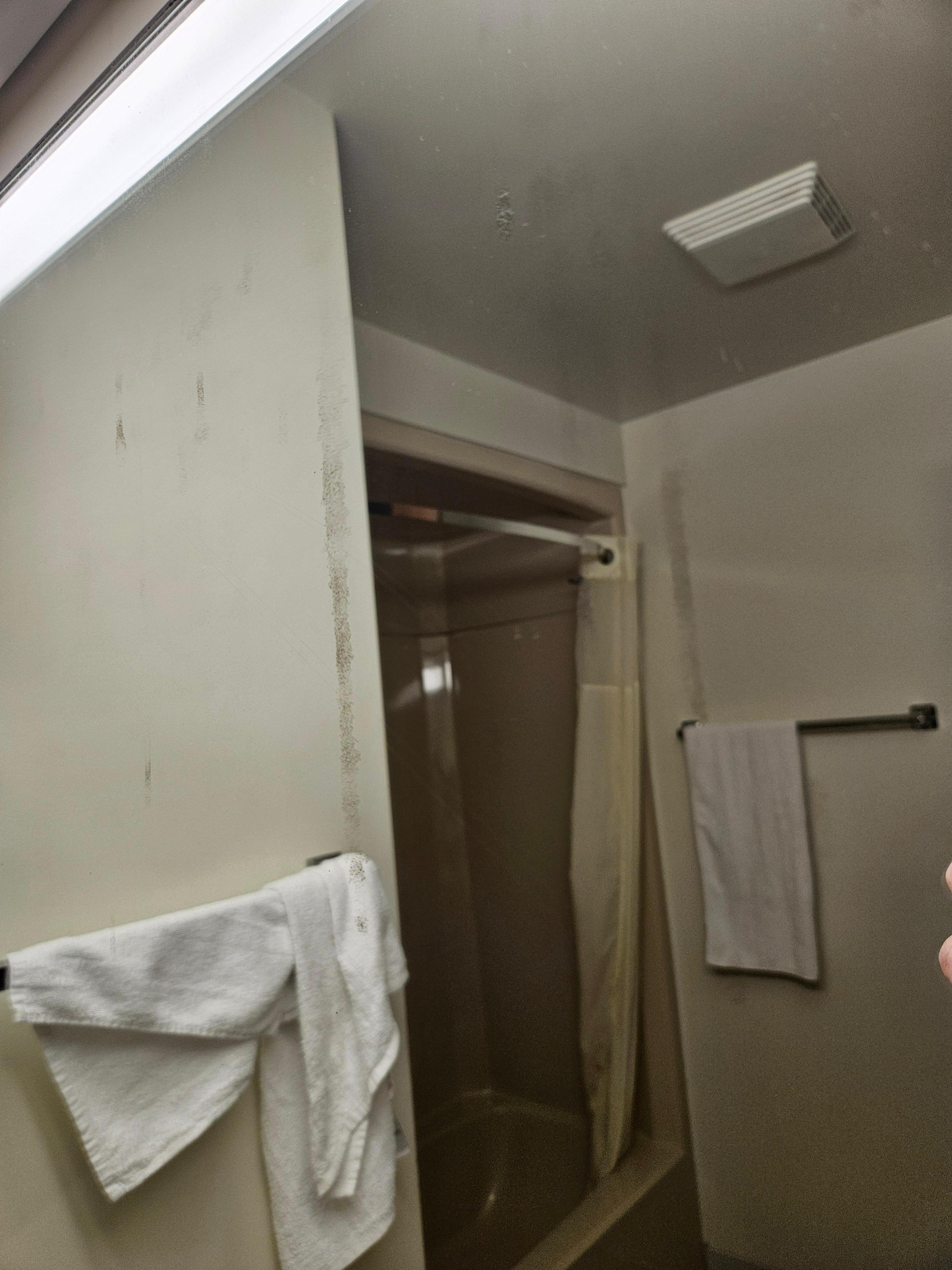 Brown dripping streaks