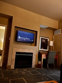 Big TV in mammoth common room