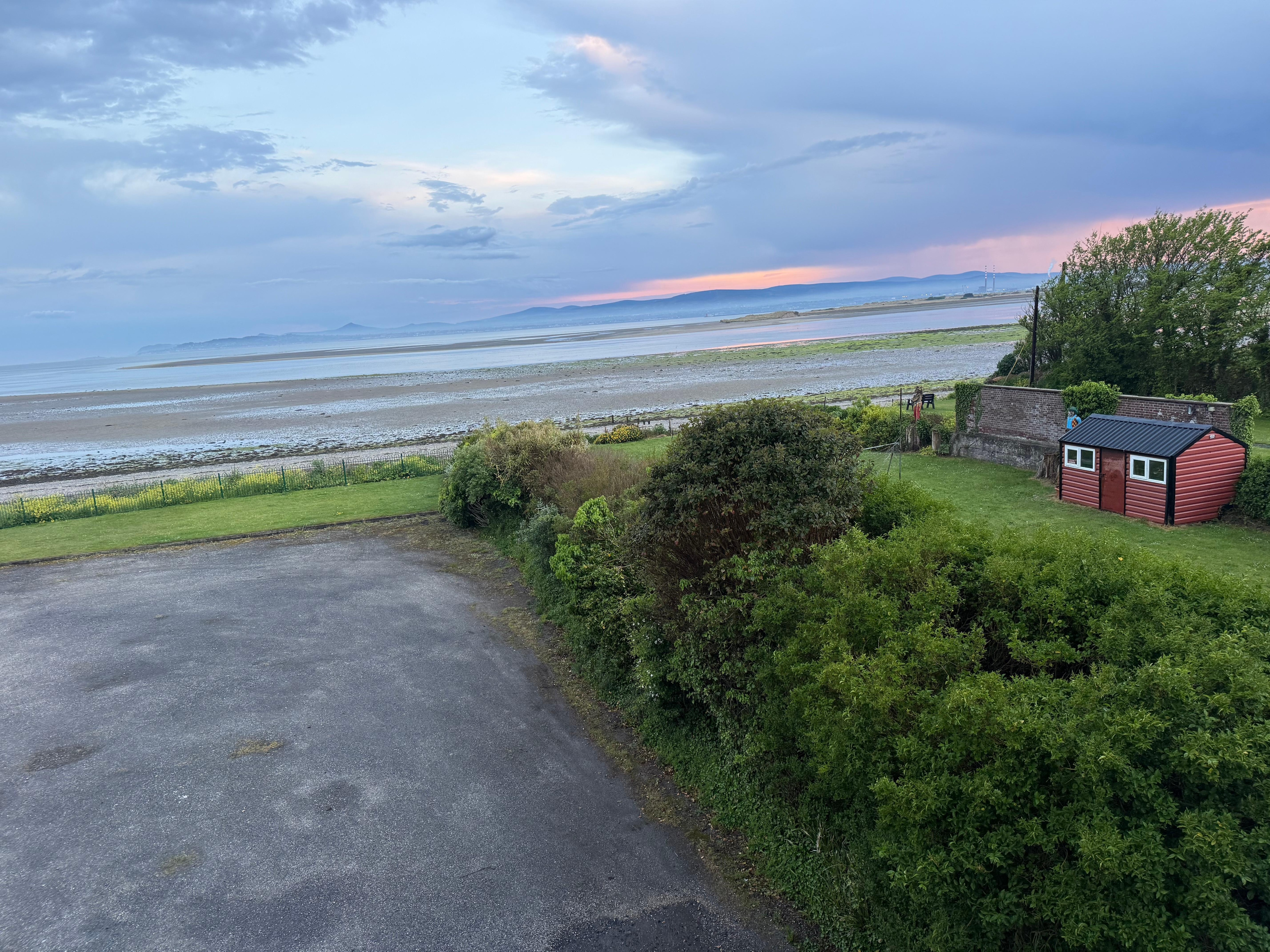 Seaview at sunset