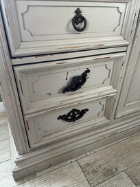 Dresser drawer pulls broken
