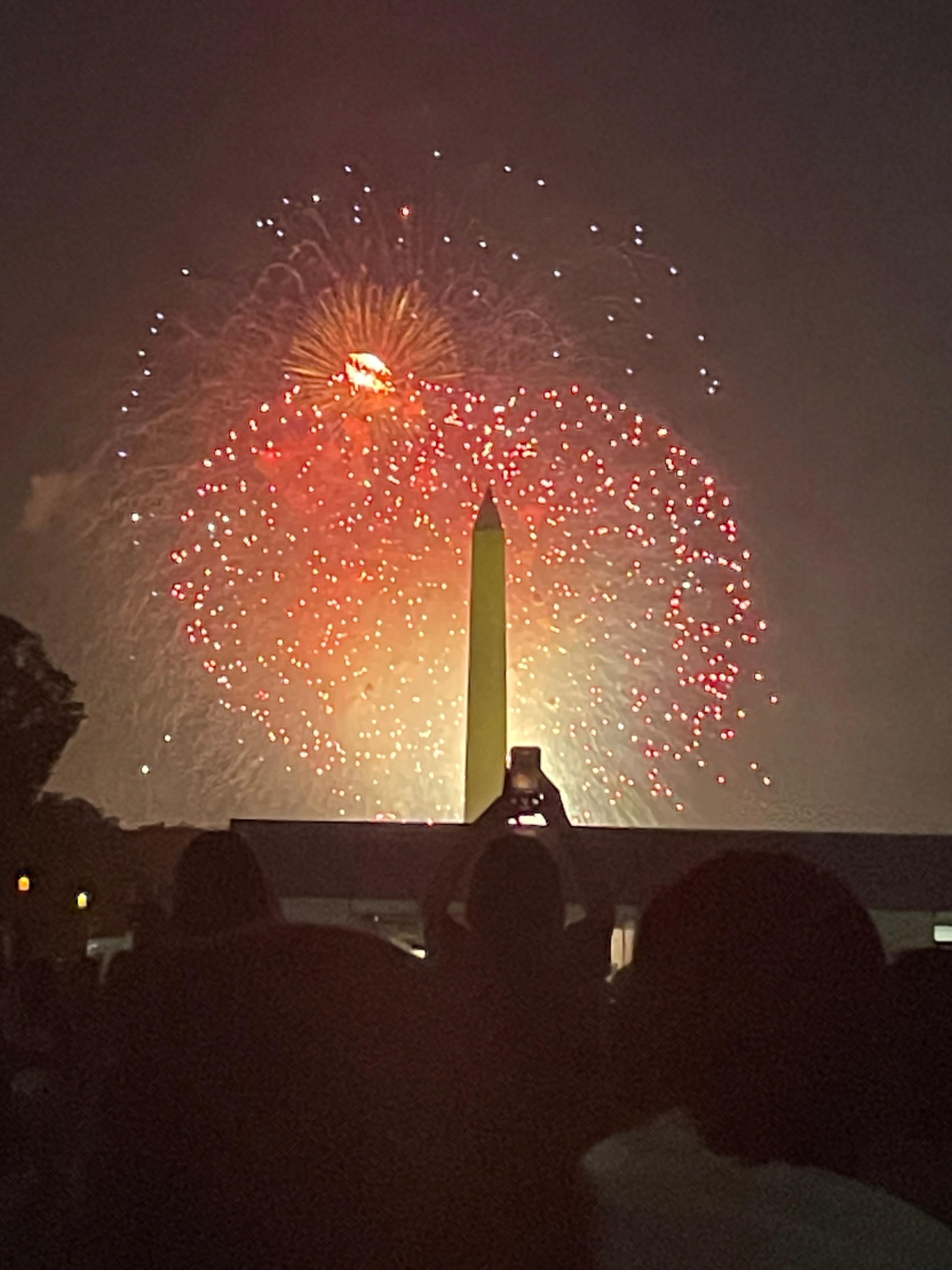 4th of July fireworks on the National Mall