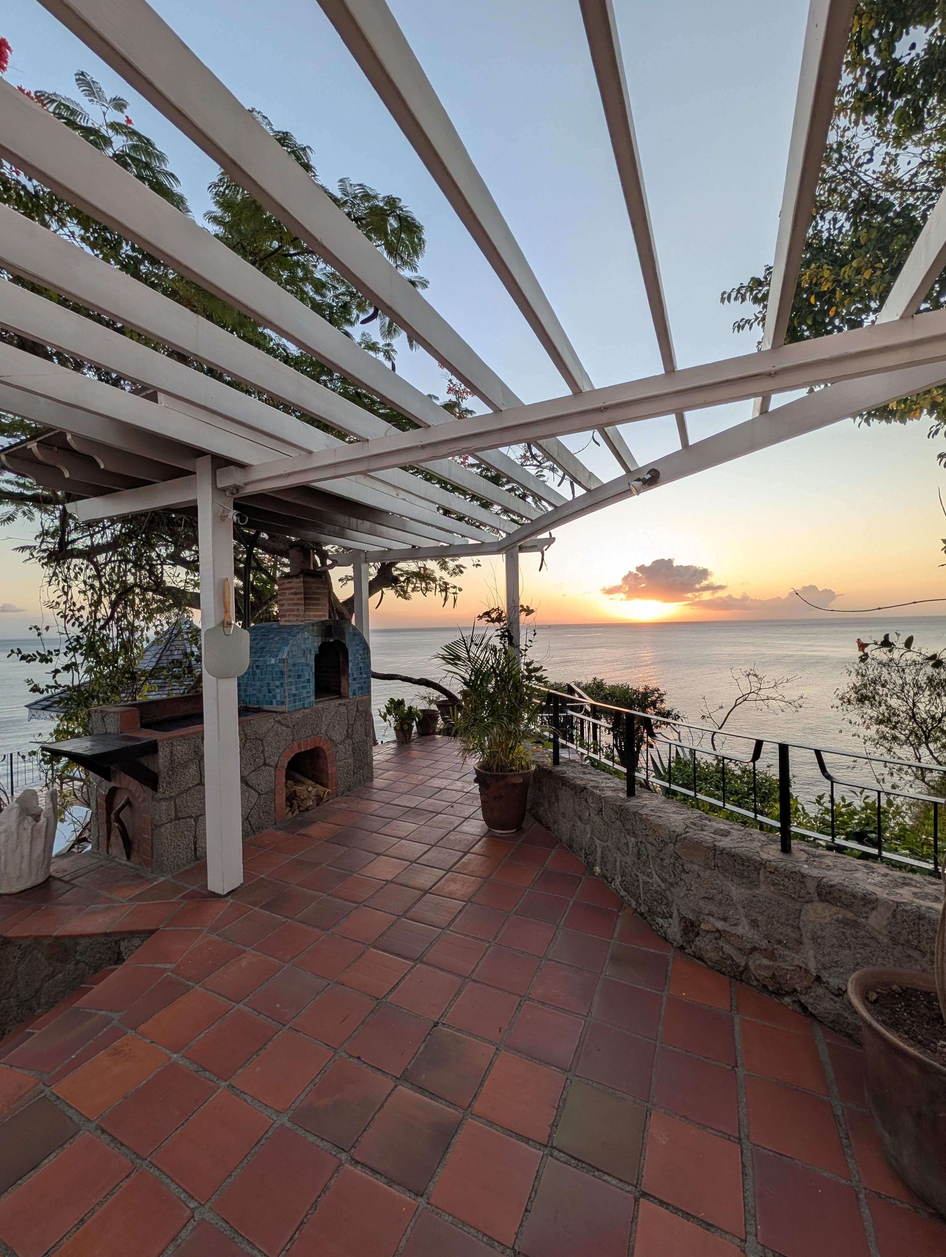 outdoor wood burning pizza oven and grill