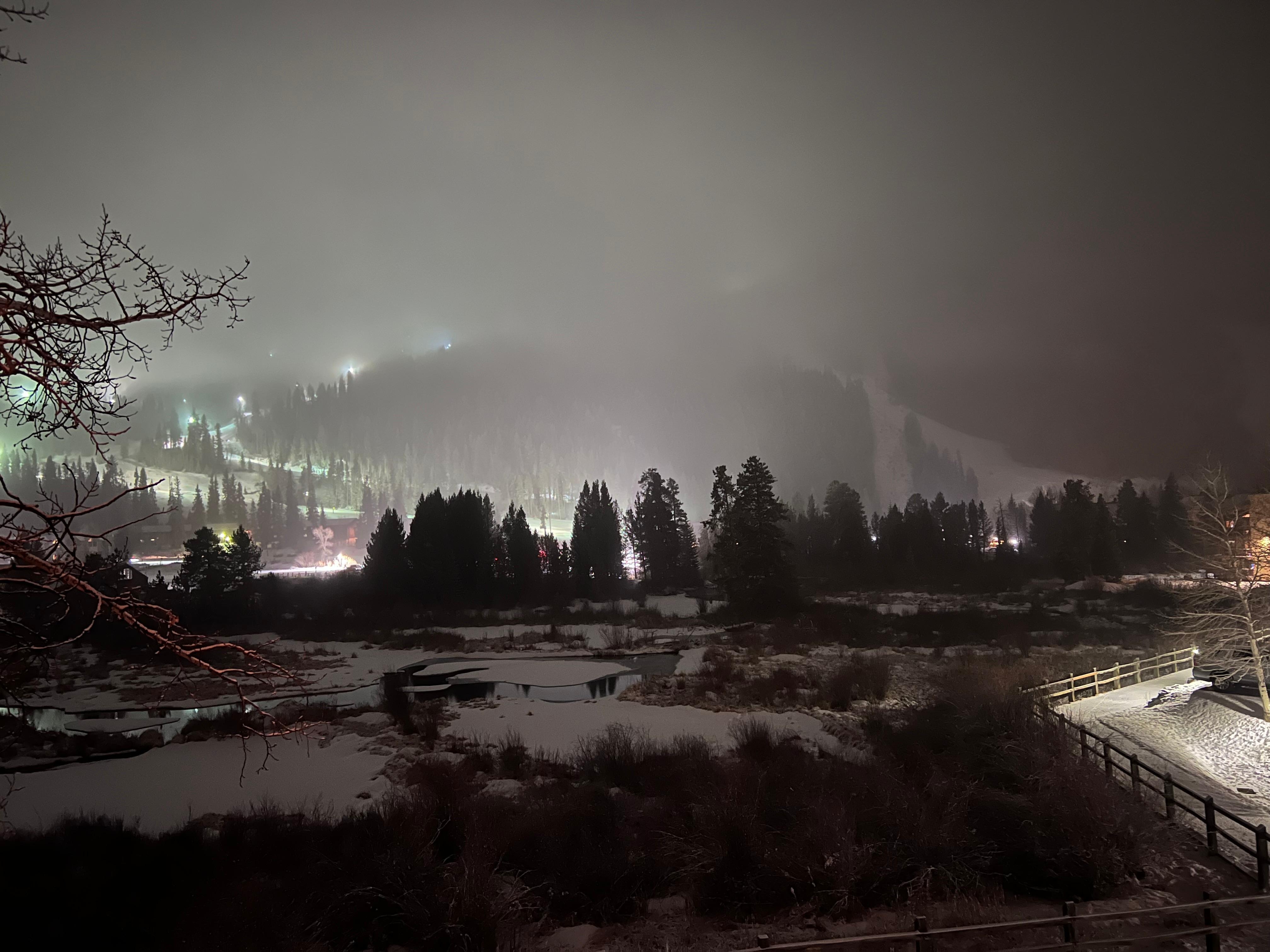 4” of snow this night