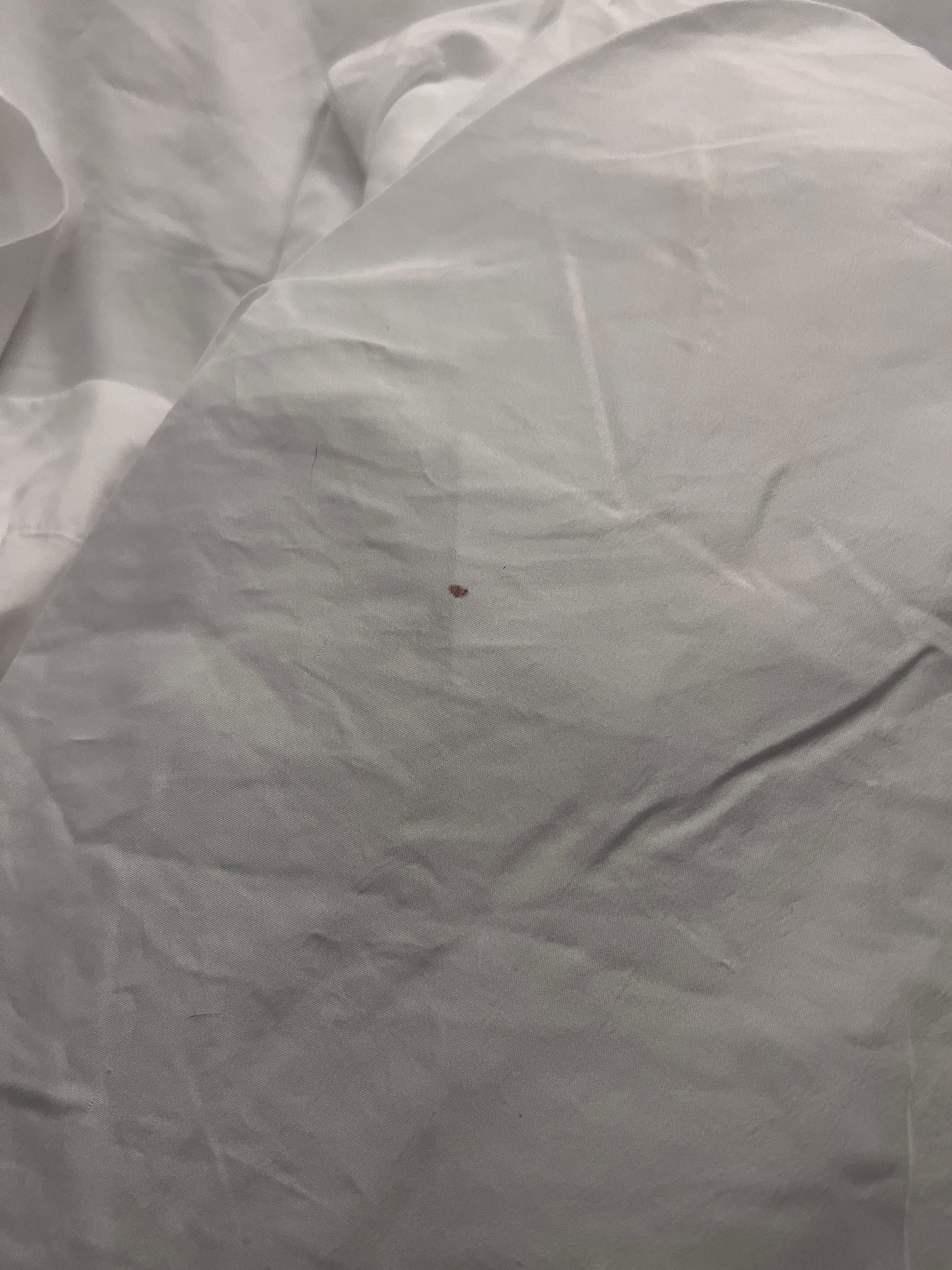 Pillow stains. 