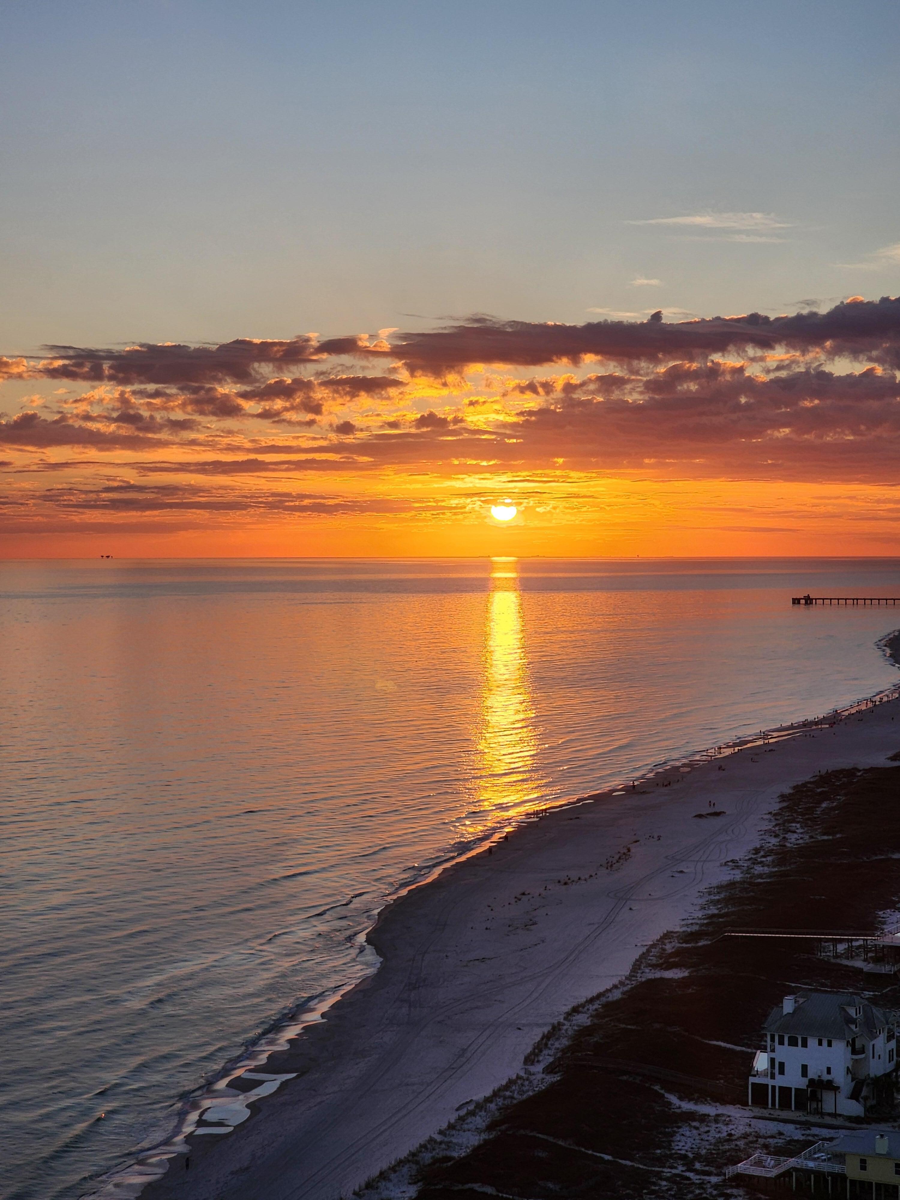 Sunsets from the balcony 