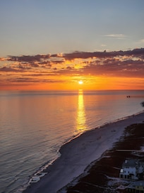 Sunsets from the balcony