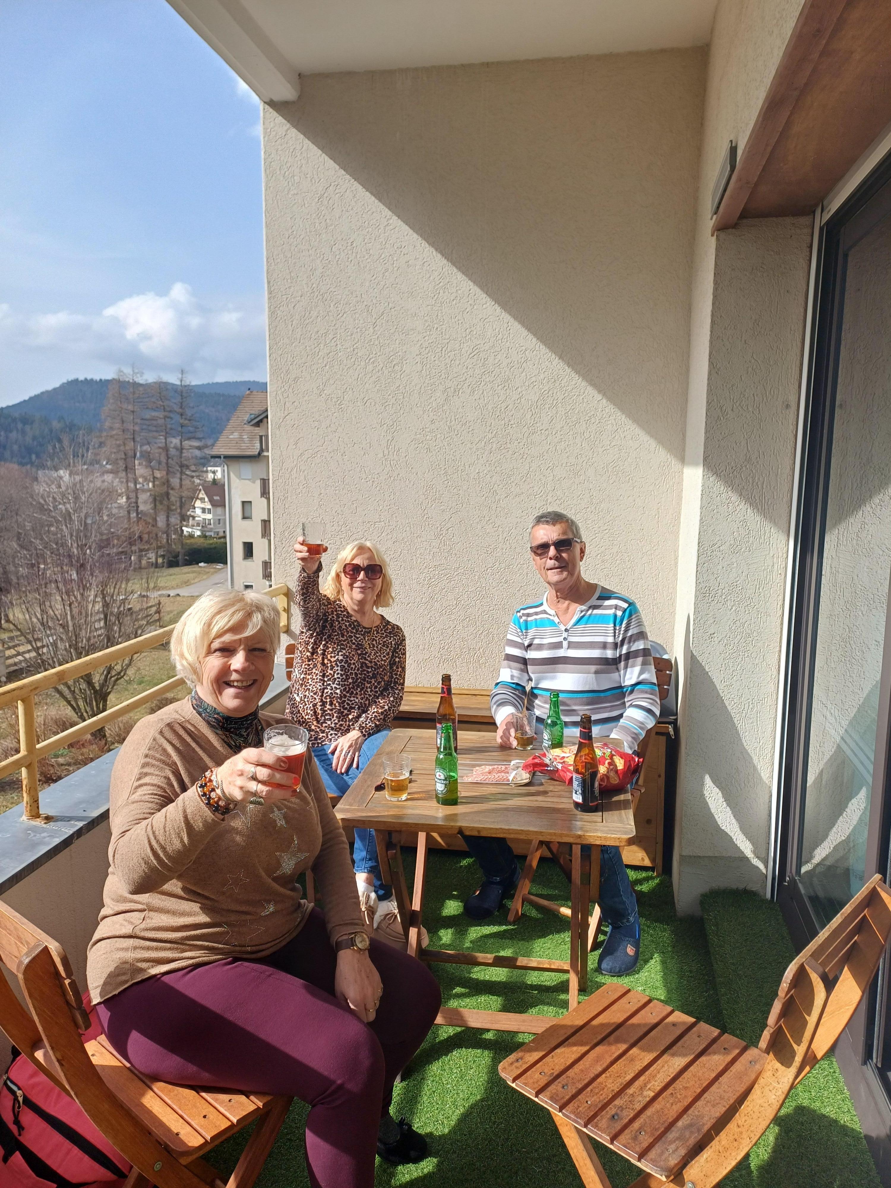 Terrasse très sympa 