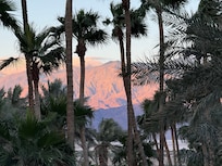 View from one of the pathways through the resort