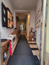 Entrance to the hotel