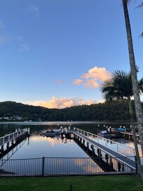 Fishing or just enjoying the outlook.