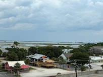 North view of back bay.