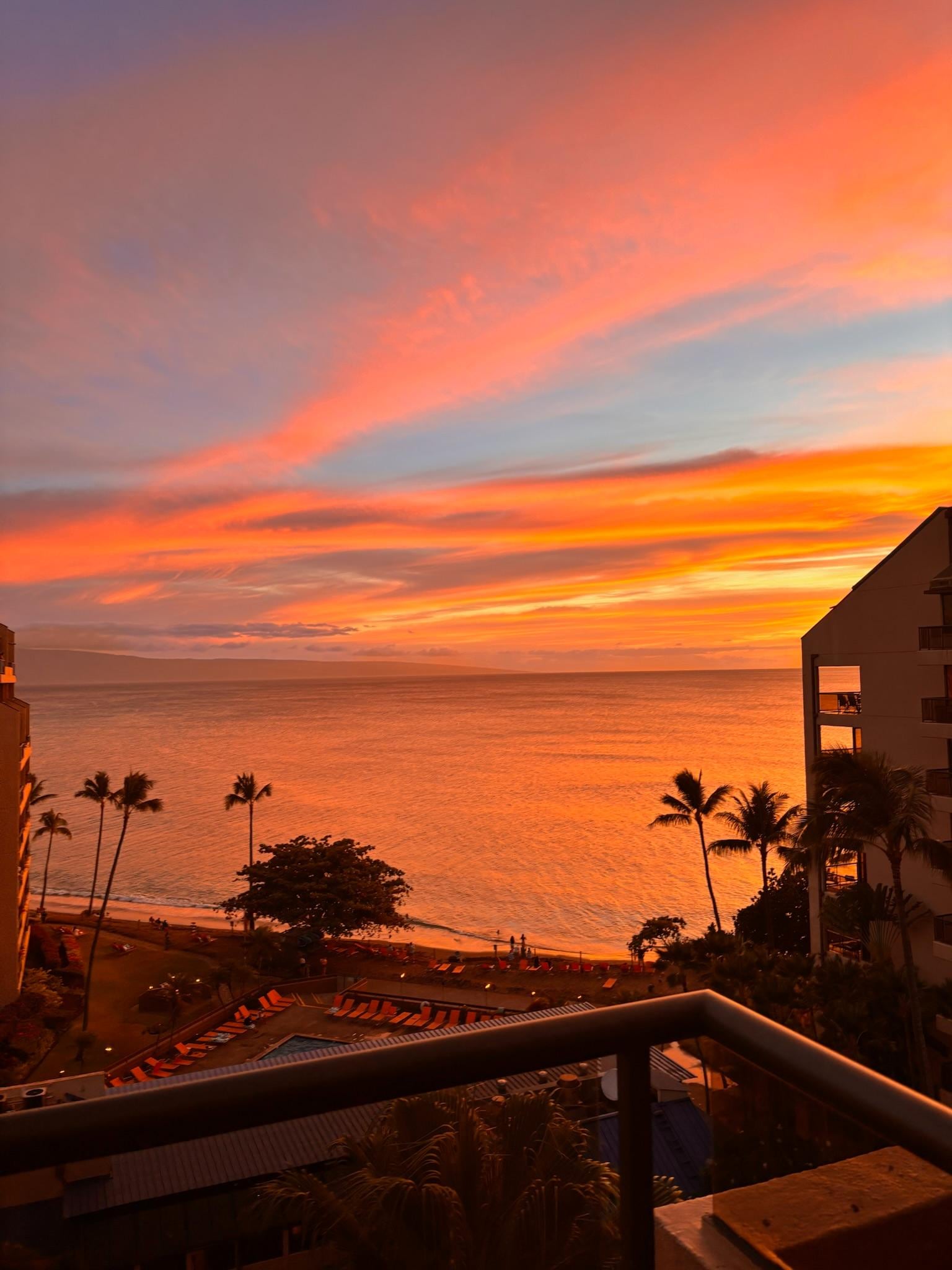 Beautiful sunset views. 