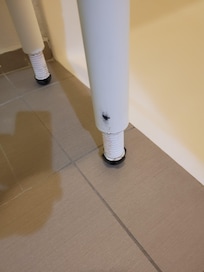Unclean shower chair