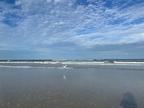 View on the beach at the property