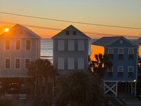 This is the view from the porch in the morning.