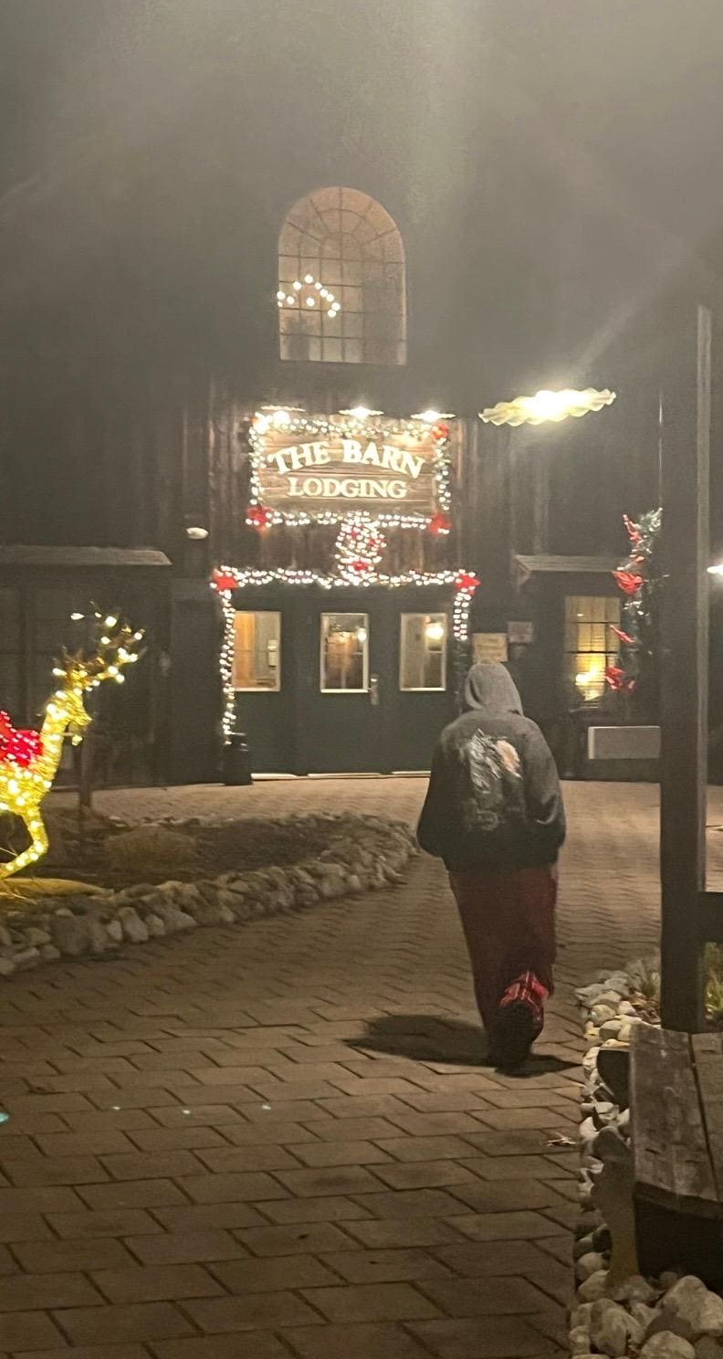 Christmas Eve stroll around the Village