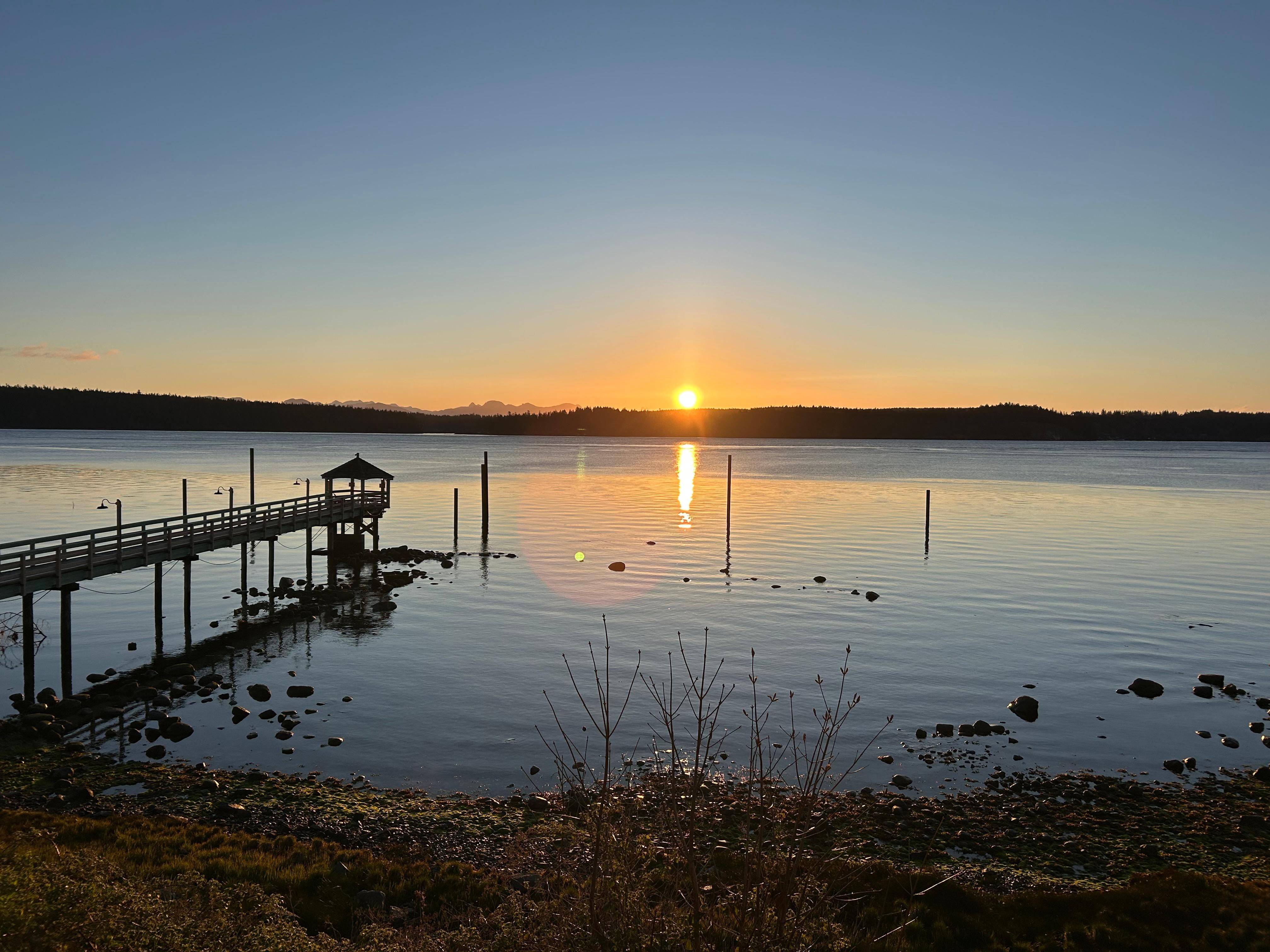 Sunrise from our balcony 